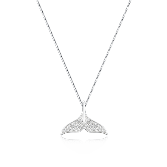 真爱礼物-海豚尾项链