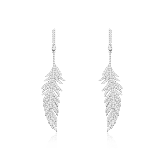 真爱礼物-羽毛耳坠