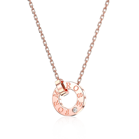 真爱礼物-遇见幸福-9K玫瑰金...