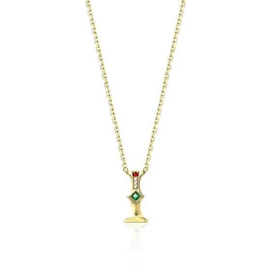 真爱礼物-宫廷风字母I项链