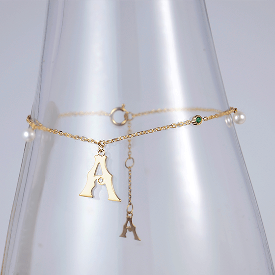 真爱礼物-字母A手链