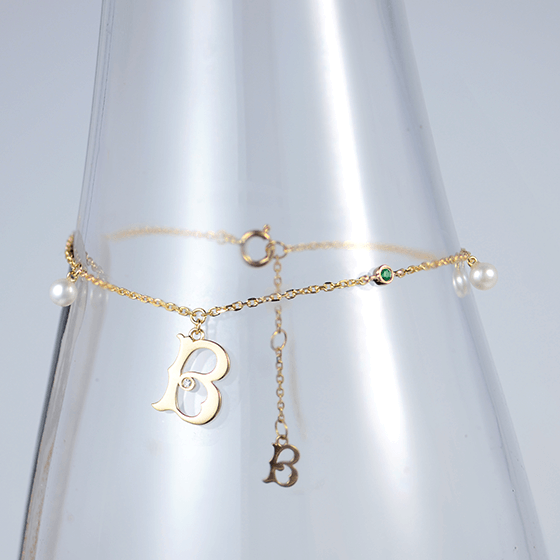 真爱礼物-字母B手链