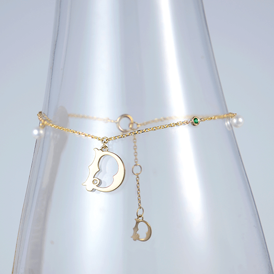 真爱礼物-字母D手链