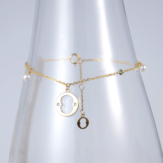 真爱礼物-字母O手链