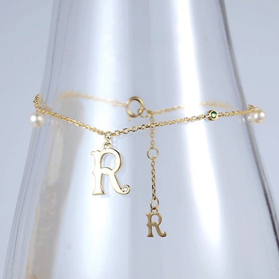 真爱礼物-字母R手链